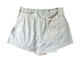 Calia by Carrie White Paperbag Waist Skort Large Wrap Front Active Shorts Golf Tennis Prep Photo 0