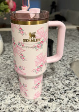 LoveShackFancy Rosa Beaux pink 40oz stanley Photo 0