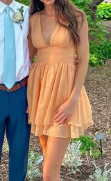 Abercrombie Orange mini dress Photo 0