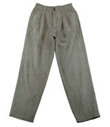 Madewell Corduroy High-rise Tapered Pants Womens 6‎ Olive Green Pleated NG506 Photo 0