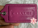 2.5" COACH Fob Bag Charm Hang tag Hangtag Photo 0