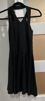 Other Stories‎ Black Halter Neck Fit Flare Dress Womens Size 4 Photo 0