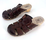 Ugg Fisherman Ore Clogs Sherpa lined Gaucho shoes sandals Size 9 Photo 0
