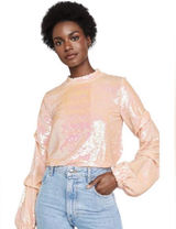 Endless Rose shirt sequined pink and peach new with tags Photo 0