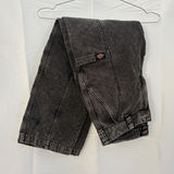 Women’s 26R Dickies Acid Wash (Black/Grey) Cargo Pants Photo 0