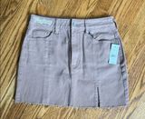 Playboy by PacSun Brown denim skirt Photo 0