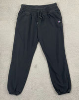 Champion Sweatpants Women XL Black Sportswear Lounge Athletic Gym Jogger Photo 0