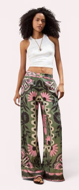 NWOT SHEIN Maija Women's Green Summer Pants, Size XS, MSRP $25 Photo 0