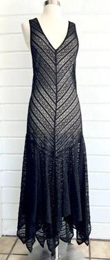 Free People Dress Black Lace Maxi S Photo 0