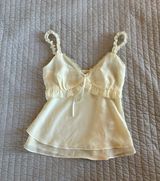Princess Polly Ruffle Top, Size XS (US 2) Photo 0