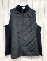 Full Beauty Sport Vest Women Sz 18/20 Black‎ Quilted Lightweight Stand Up Collar Photo 0