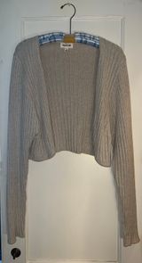 Open Edit oat/cream colored cropped sweater! Photo 0
