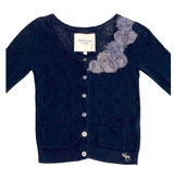 Abercrombie and Fitch Navy Blue Long Sleeve Sweater Size Small Photo 0