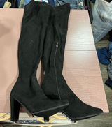 NEW Black Over the Knee Shoe’n Tale Heeled Boots Photo 0