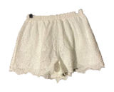 Charms Fashion White Lace Applique Scalloped Trim Shorts Women Sz S Photo 0