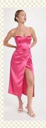 Reformation Marguerite Silk Dress Es (b63) size 10 NWT Photo 0