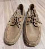 Sperry Top-Sider Womens 9.5M Tan Leather Mesh Boat Shoes Loafers 9276619 Photo 0