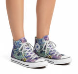 Converse All Star Digital Floral Chuck Taylor Hightop Athletic Sneaker Shoes 7 Photo 0