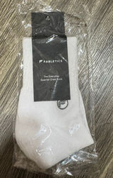 Fabletics the everyday quarter crew socks classic white l/xl Photo 0
