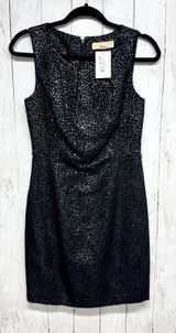 Michael Michael Kors Dress Women Size 6 Black Leopard Print‎ Sleeveless Mini Photo 0