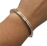 KATE SPADE New York Crystal Bangle Bracelet Gold Tone Photo 0