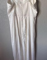 Abercrombie & Fitch ivory Camille slit maxi dress L NWT occasionwear party Photo 0