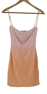 House of CB London Mini Dress XS Pink‎ Peach Ombre Bodycon Party Cocktail Sexy Photo 0