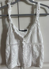 Zara White Top Photo 0