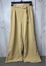 American Eagle Women Linen Blend Paperbag Wide Leg Lined Belted Pants Women S Photo 0
