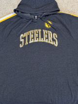 NFL Team Apparel Pittsburgh Steelers Hoodie Women’s XXL Charcoal Gray Logo NEW Photo 0