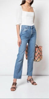 Reformation Cynthia High Rise Jeans — Shasta Wash Photo 0