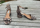 Steve Madden Women's Irenee Block-Heel Sandals size 6 cheetah‎ animal furry Photo 0