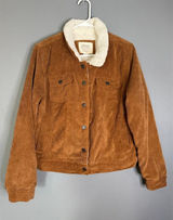 Ashely Sunrise Collection 26 International Brown Corduroy Lined Jacket XL Photo 0