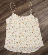 Reformation Small Floral Boho Hippie Colorful Fall Layering Blouse Photo 0