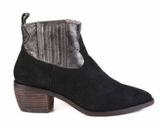 Band of Gypsies Women's Borderline Micro Western Booties Black Pewter 6 $125 Photo 0