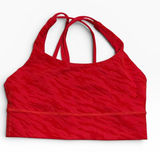 Lululemon Energy Bra Longline Lunar New Year Strappy Sports‎ B-D Cup Size 6 Yoga Photo 0