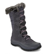 EUC The North Face Nuptse Purna Dusty Purple Faux Fur Winter Boots size 7.5 Photo 0