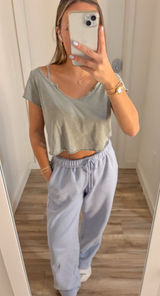 Light Green Crop Top Photo 0