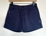 Vintage Y2K Unionbay 100% Cotton Cargo Shorts S Low Rise Navy Utility Gorpcore Photo 0