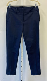 Ann Taylor LOFT Julie Fit Navy Blue Ankle Pants Trousers Womens Size 4 Stretch Photo 0