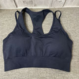 Suuksess Womens Large Black Stretchy Racerback Sports Bra Workout Exercise Photo 0