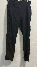 Elevenses Anthropologie linen blend paper bag dress pants M Photo 0