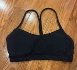 Lululemon size 4 black sports bra Photo 0