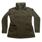 The North Face Womens Avery Jacket A8XR Black Full Zip Softshell Fleece Lined Photo 0