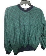 Sunderland of Scotland Weatherbeater Golf Windshirt Green‎ Plaid Womens Large L Photo 0
