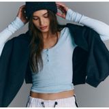 NWT FREE PEOPLE | FP Movement Arctic Snow Bail Out‎ Long Sleeve Layer Top M/L Photo 0