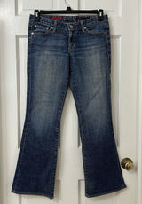 AG Adriano Goldschmted The Club Flare Leg Medium Wash Low Rise Jeans‎ Size 27 Photo 0