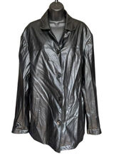 Princess Polly Faux Leather Jacket Sz‎ 8 Black Blazer Chic Office Photo 0