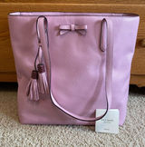 Kate Spade Pink Leather Tote Bag Photo 0