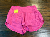 Lululemon speed up shorts, sonic pink size 4 Photo 0